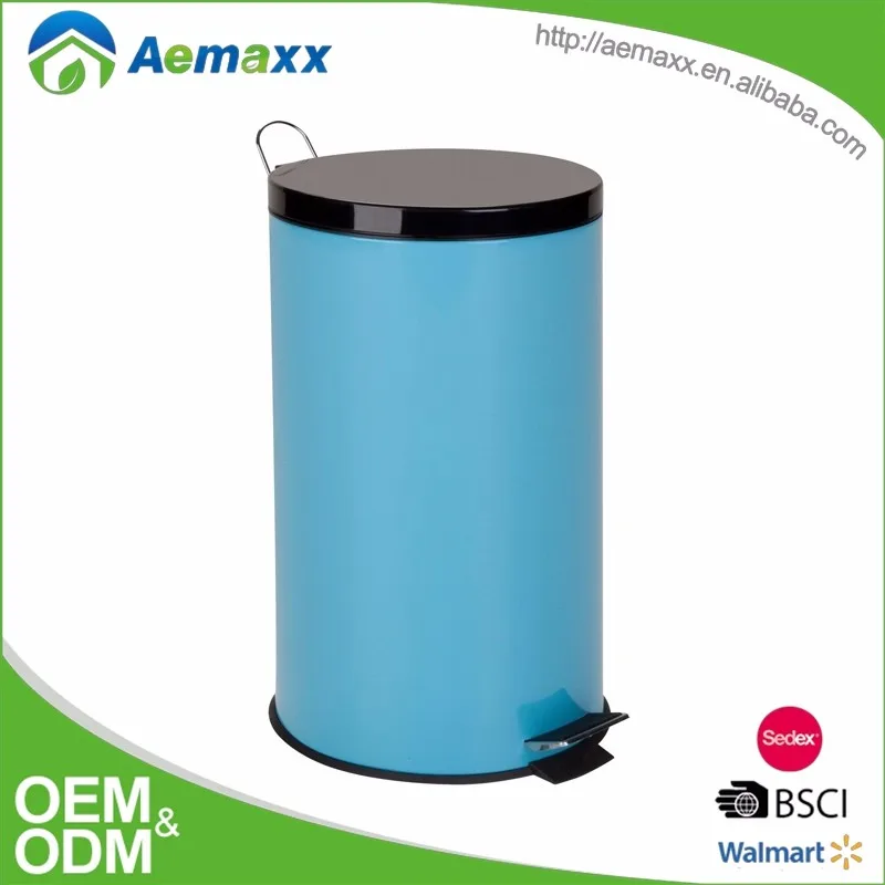 Household Kitchen Supply Bathroom Colored Garbage Pedal Waste Bin