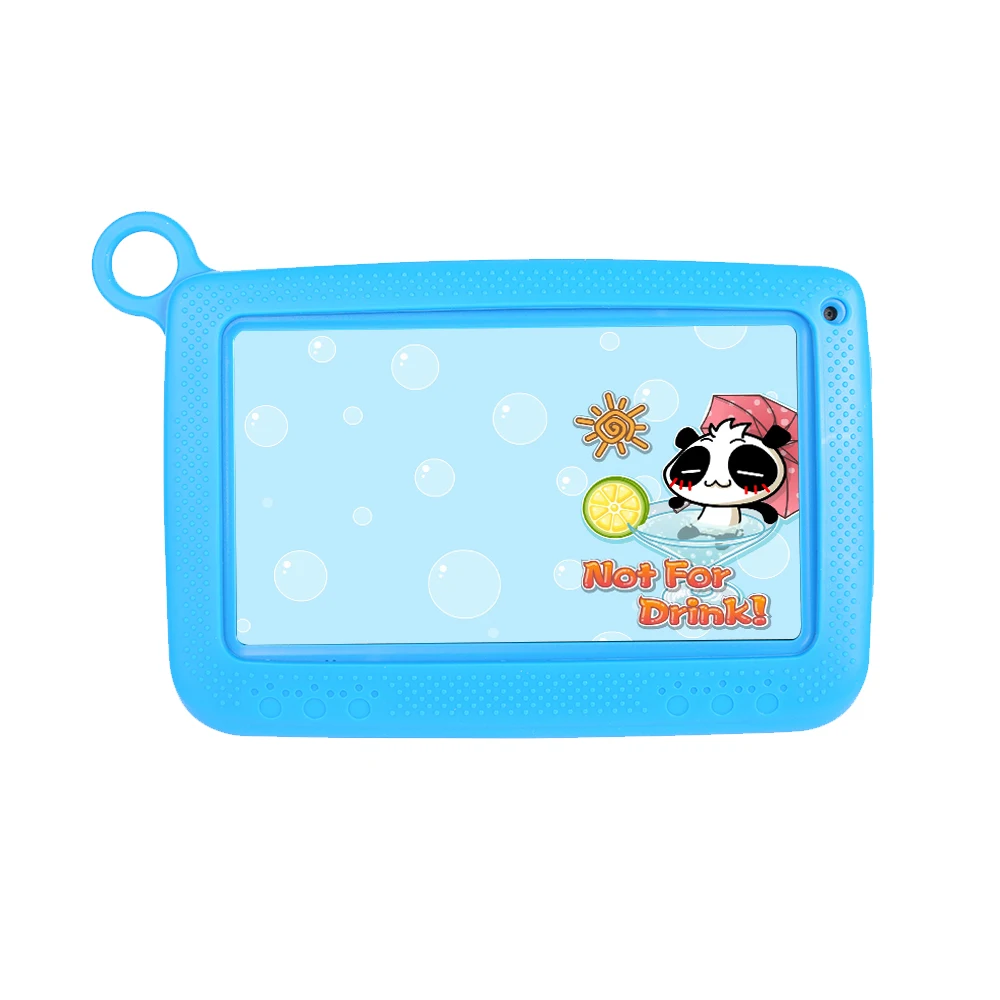 

New Multicolored 7 Inch Kids Learning Tablet With Back Stand, Blue;green;pink;orange