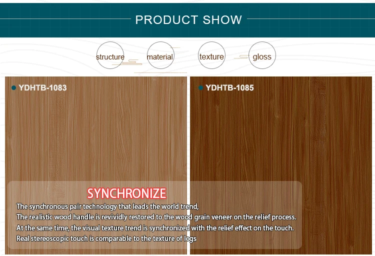 synchronized melamine mdf