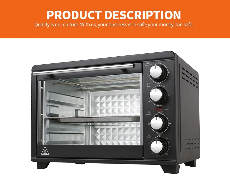 Small Countertop Oven 36l 30230 Degree Electric Convection Oven Home