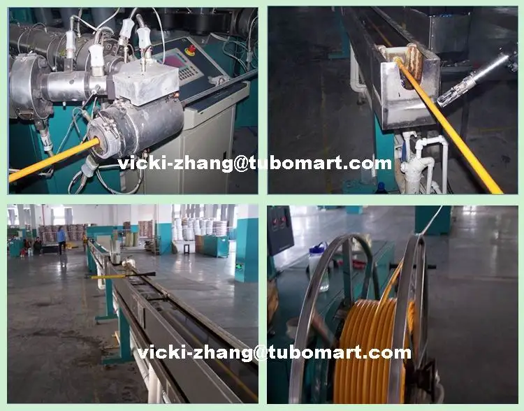 Flexible Yellow Pex Al Pex And Pe Al Pe Gas Pipe For Natural Gas Pipe