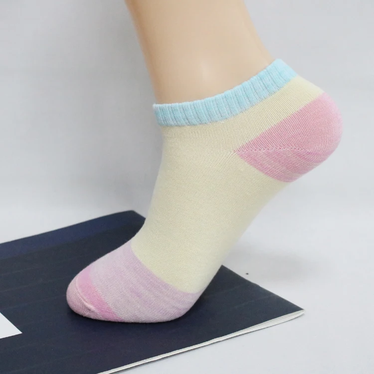 Hot sale ladies fashion invisible ankle socks female boat cotton socks gifts wholesale