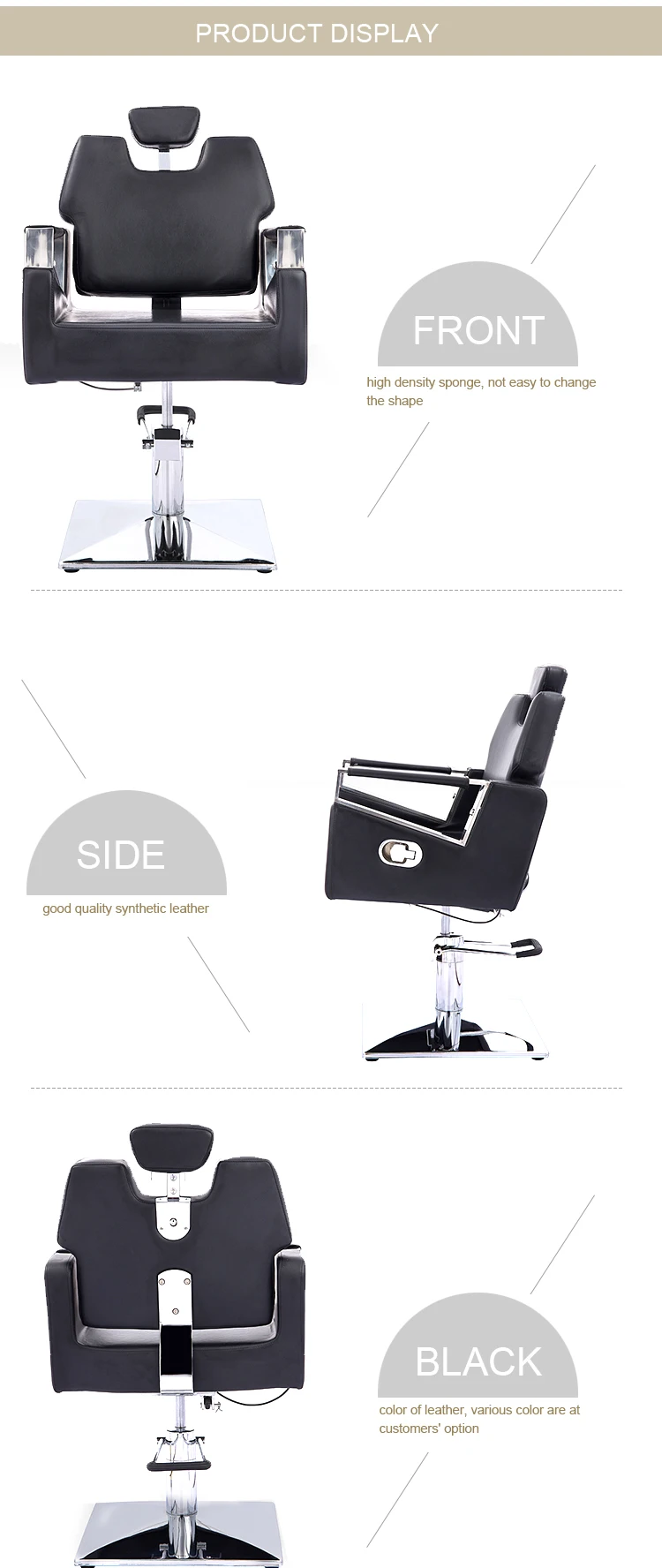 New Beauty Equipment Salon Furniture Hair Cutting Chairs Hydraulic Reclining Barber Chair Styling Chair Salon With Headrest Buy Styling Chair