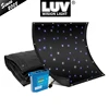 dmx control led twinkling stars led curtain lights Black LED Background