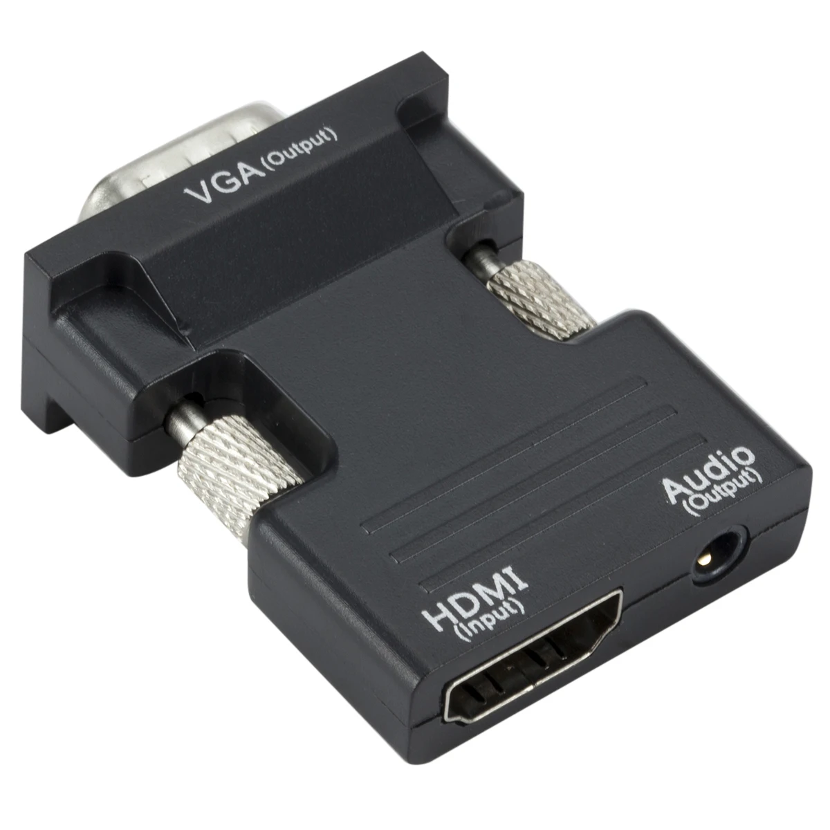 

Active 1080P Female HDMI to VGA Male Converter Adapter Dongle with 3.5mm Audio portable HDMI Connector for Laptop PC PS3