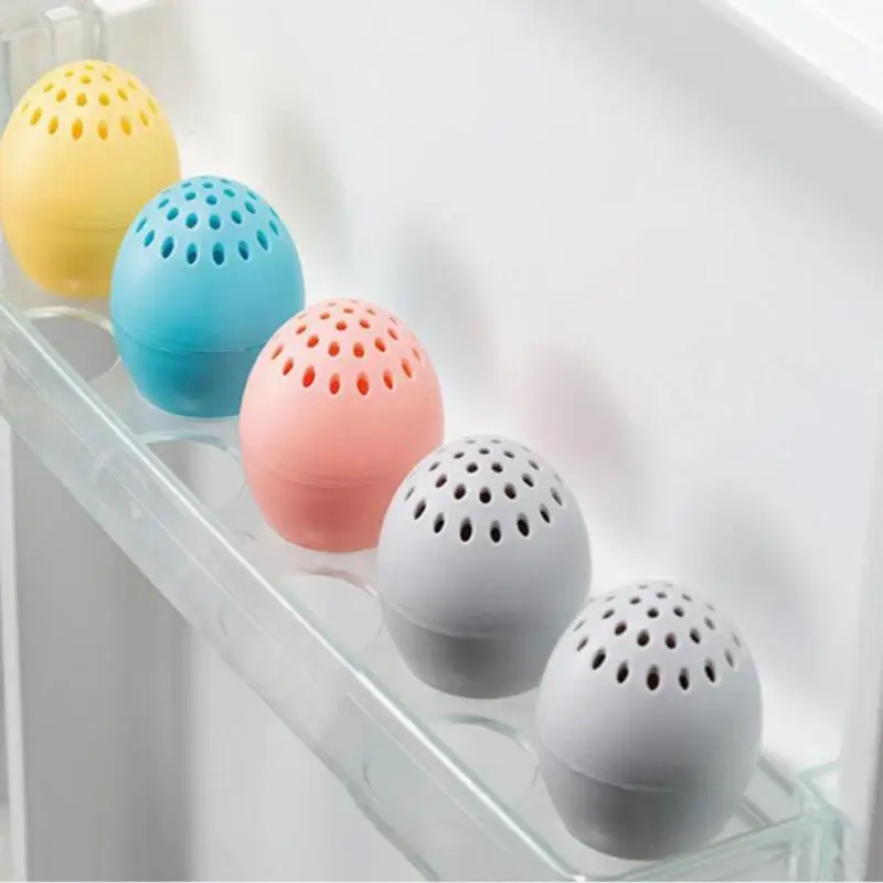 

Egg shape Refrigerator Fragrance Box for Fridge Activated Bamboo Charcoal Deodorant Air Purifier Odors Smell Remover