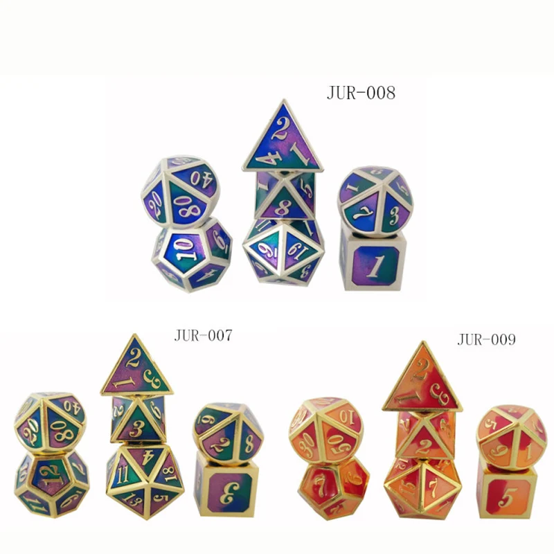 
Custom Dice Leisure Entertainment Metal Dice Gambling Dice Set 