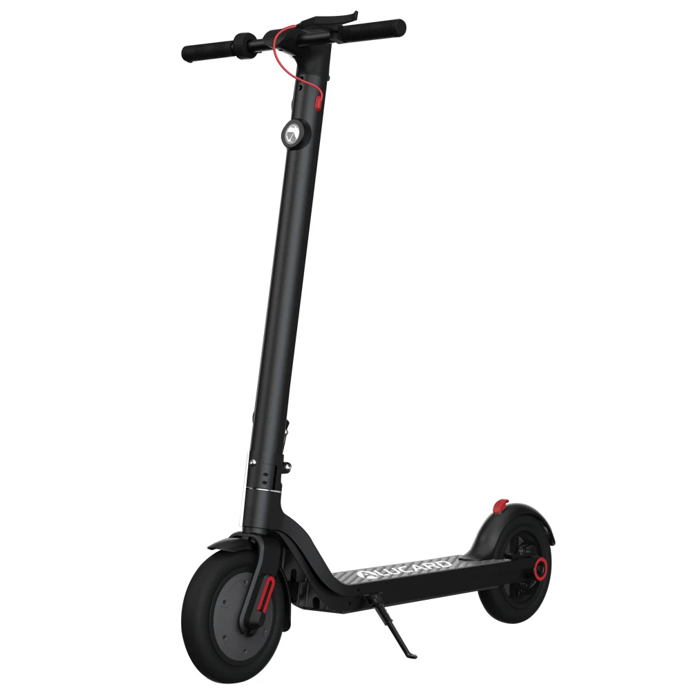 

Alucard factory price cheap electric scooter aluminum alloy foldable e-scooter, Black