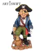 Professional movie model resin pirate captain sculpture cartoon