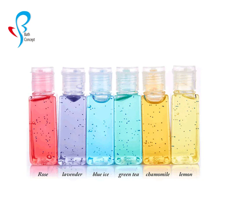 

Bath Concept gentle on skin kills germs hand sanitizer gel
