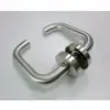 High Class Hollow Stainless Steel Door Handle / Lever Handle with Rosettes / Wood Door Tube Handle