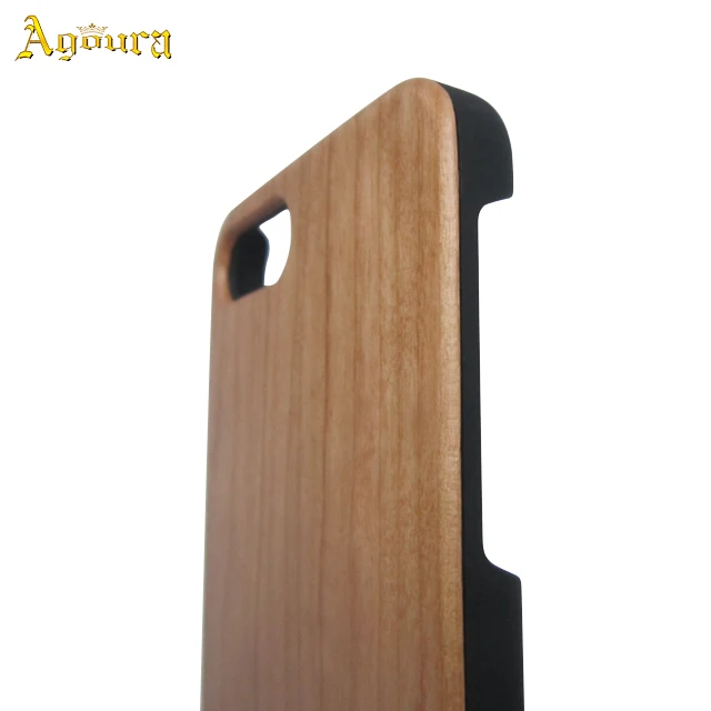

Hybrid PC cover cherry wood mobile phone case for iPhone 6/7/8