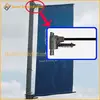 light pole flag device