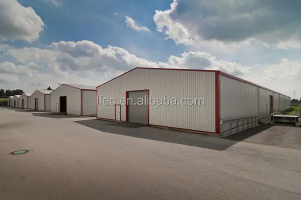 Light Steel Space Grid Frame Structure Warehouse Roof