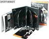 8pcs fitness DVD replication be packed 8pcs black&clear dvd case with insert paper and books posters be put in cardboard box