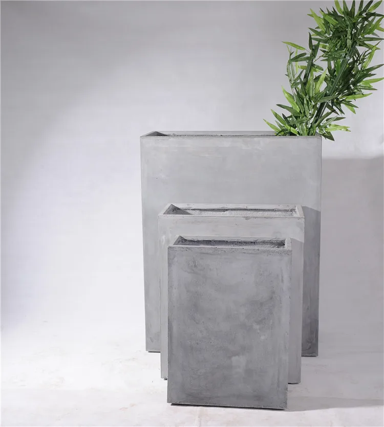 

FS04 Wholesale clay pots indoor plant stands, Concrete grey