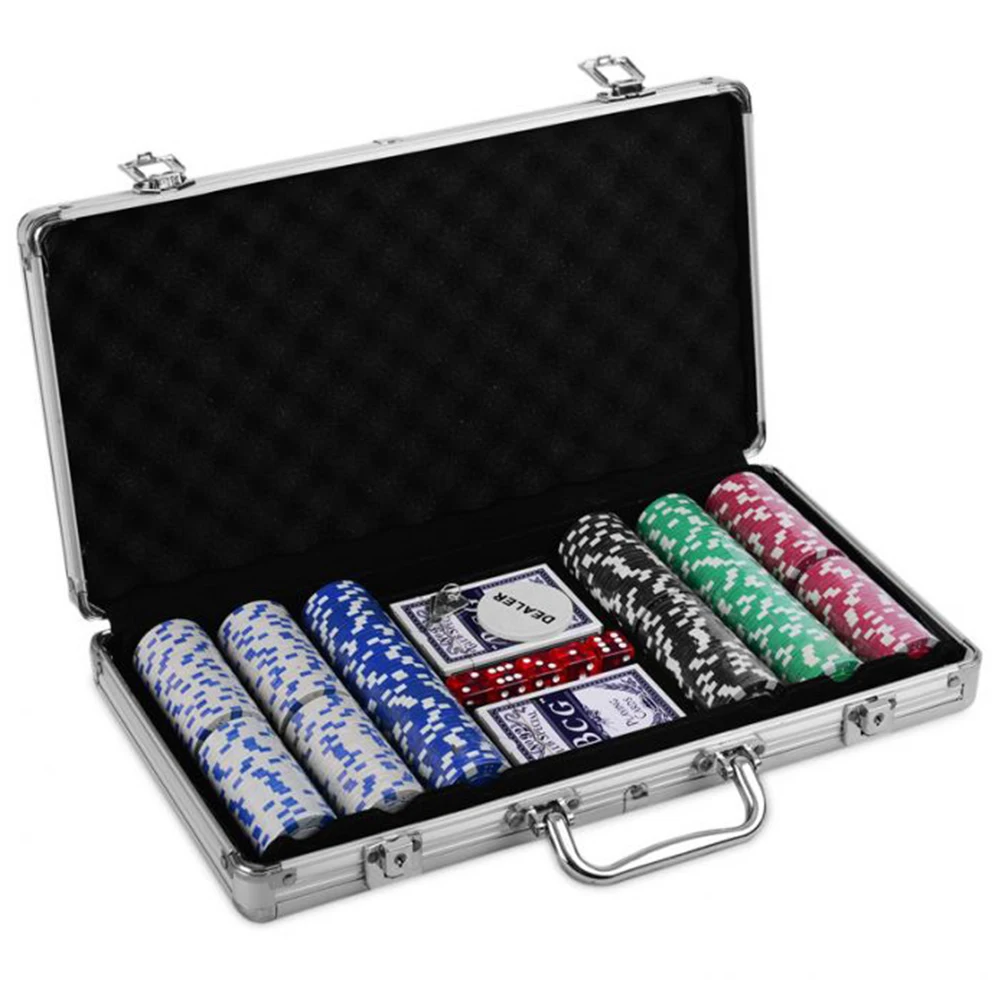 
300ct Poker Chip Set Aluminum Case 