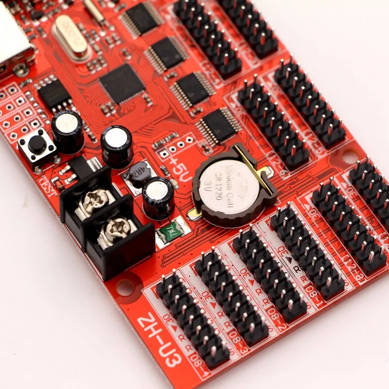 Zhu3 Usb Port Led Display Control Card P10 Single And Dual Color Led