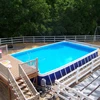 Above ground swimming pool PVC swimming pool with metal frame Flex swimming pool high tensile foldable