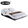 modern leather cushion headrest American design soft bed A067