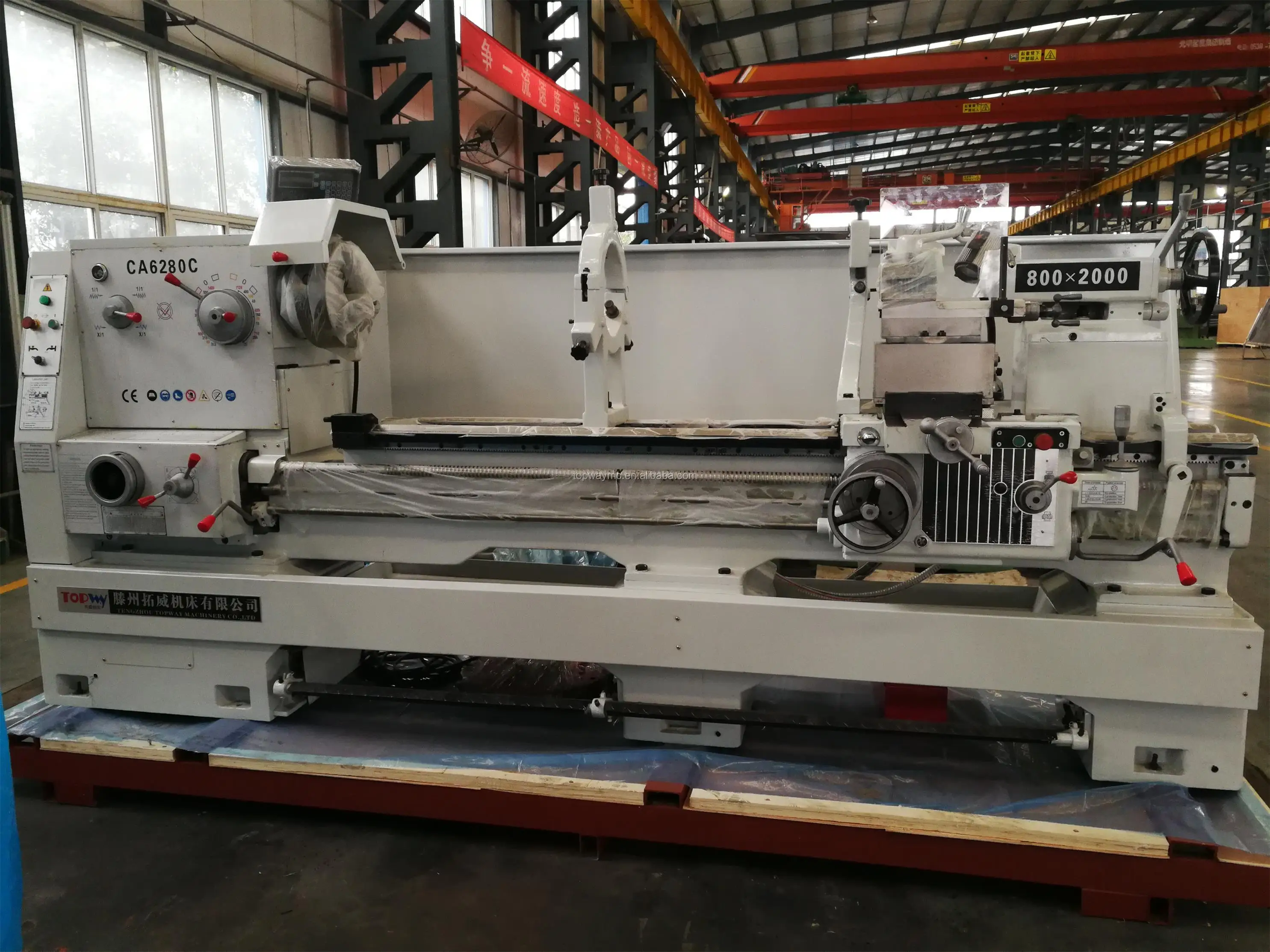 Ca6180 Ca6280 Universal Straight Gap Bed Turning Engine Lathe Machine