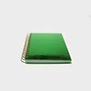 A4 Wholesal Bulk Hard Cover Round Dinosaur Blank Page Plastic Coil Binding Stone Paper mirror cover Spiral Notebook