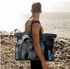 Beach Bags and Totes with Zipper & Pockets - Extra Large Storage Space, Heavy Duty, Lightweight & Foldable - Oversized Carry To