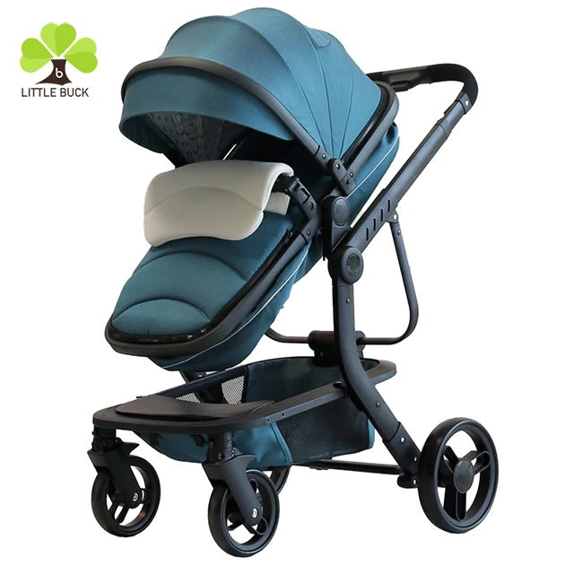 En1888 baby stroller 2017 hot sale/ new model luxury design baby stroller 3 in 1 with high quality/baby stroller with big wheels