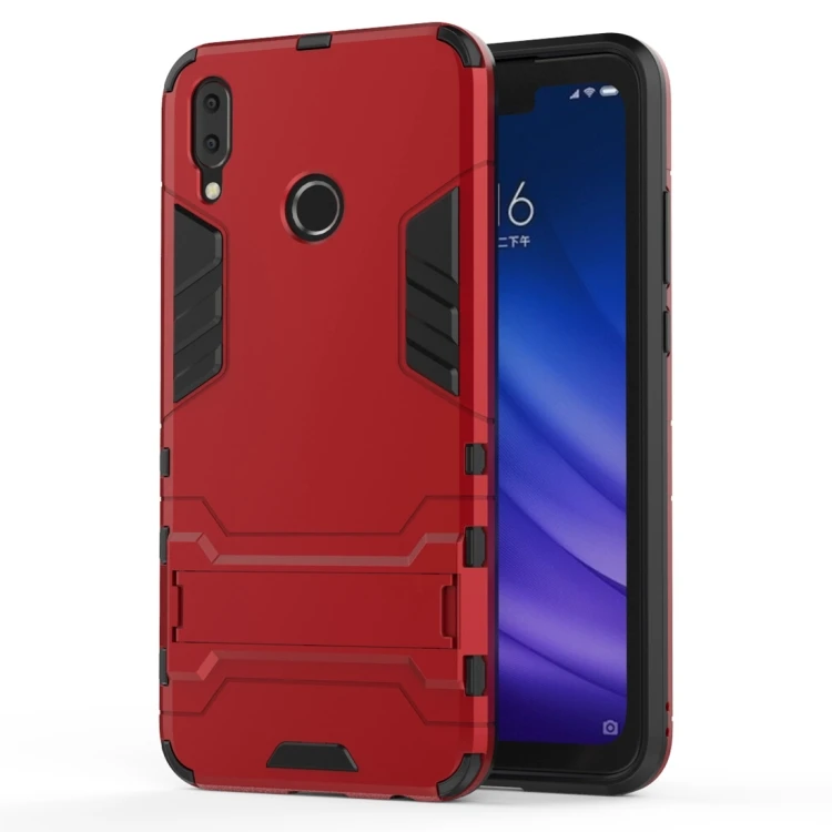 Shockproof PC + TPU Case for Huawei Y9 (2019) / Enjoy 9 Plus, with Holder