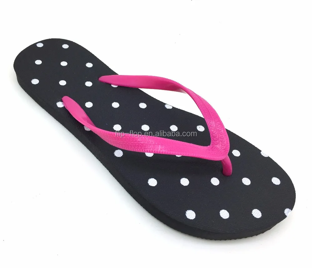 White Dot Print Women Rubber Flip Flops Women Fancy Bedroom Slippers Dubai Sale Slippers Buy Women Rubber Flip Flops Women Fancy Bedroom