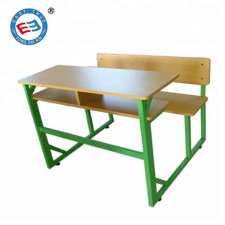 School Furniture Cheap Double Student Desk And Bench School Table And