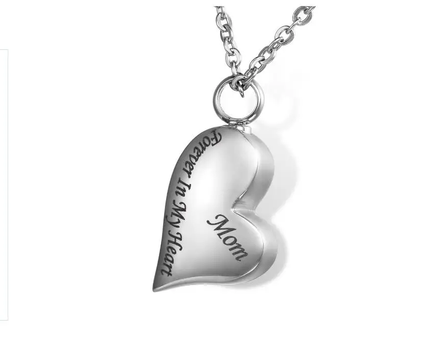 

Personalized Custom Infinity Love Ash Memorial Keepsake Stainless Steel Urn Pendant Necklace Cremation Jewelry