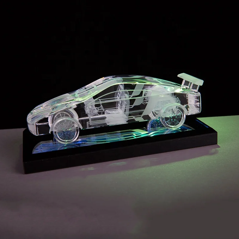 手工工艺 k9 水晶玻璃汽车模型纪念品
