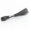 Quality 14 colors Sleeved 8pin cpu to molex extension cable