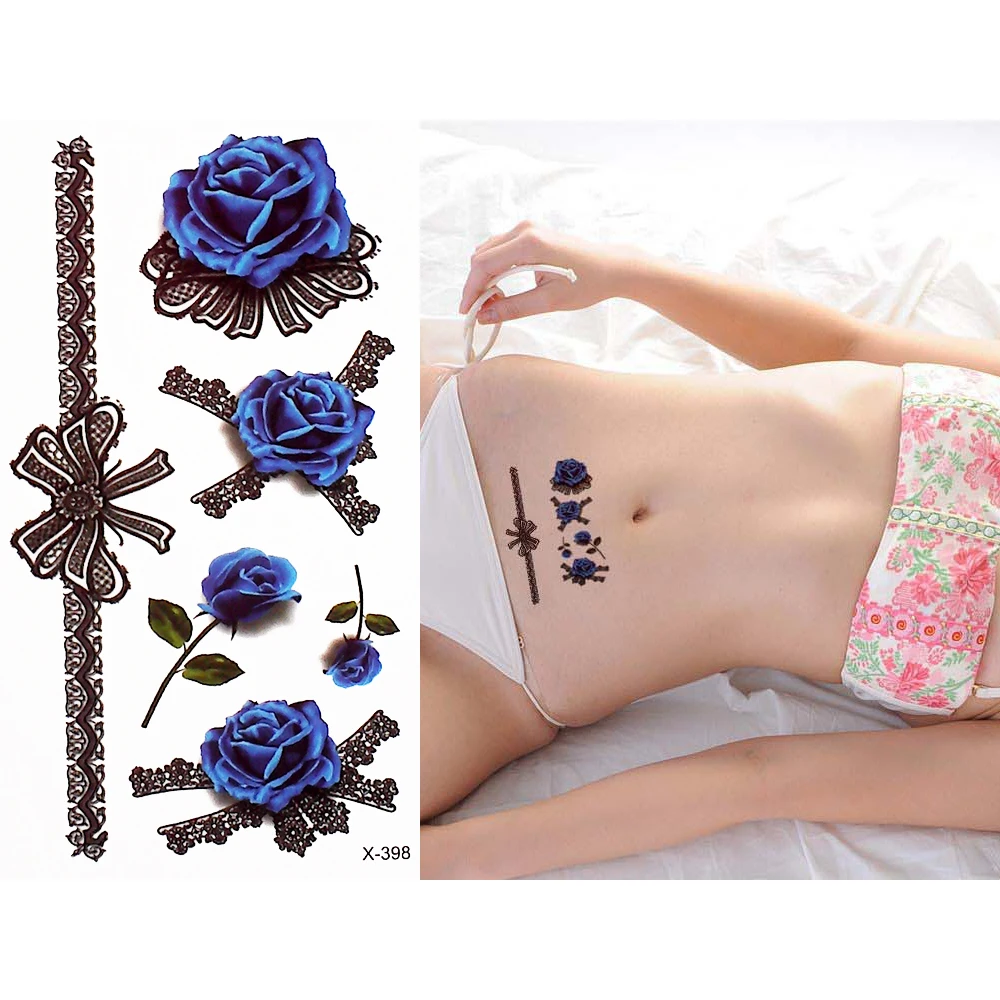 

Girls Hot Sexy Image Body TemporaryTattoo Stickers, Colorful / customized