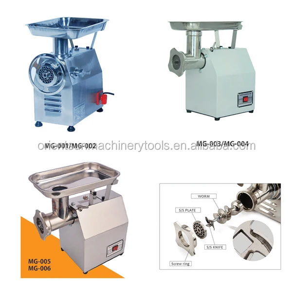 Electric commercial meat grinder