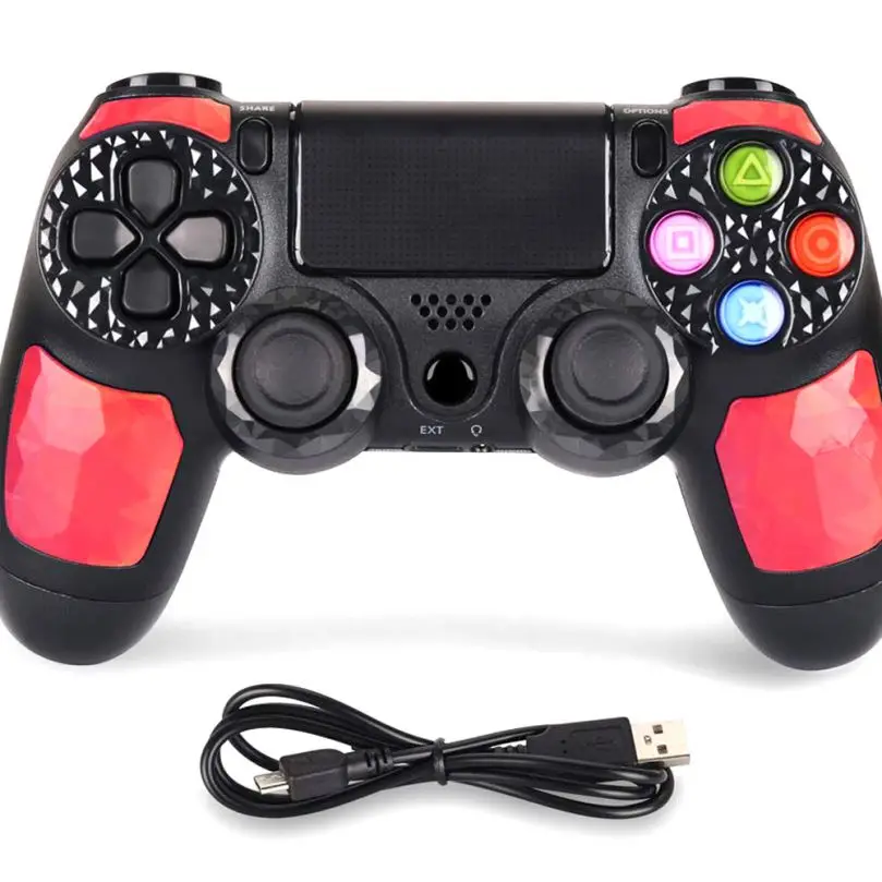 

Video Game Wireless Controller Accessories For Sony Playstation 4 Ps4 Gamepad Controller, Black;white;blue;red