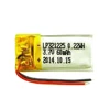 Ultrathin Lipo Battery 3.7v 60mAh lithium polymer battery for mini power bank High Energy Density