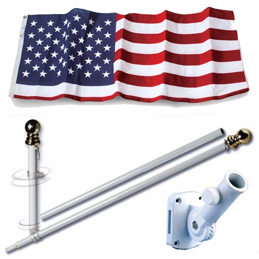 Golden Silver Flag Spreaders for Indoor Flag Pole Display