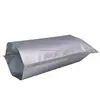 Flat Big mylar foil food storage silver packaging bag