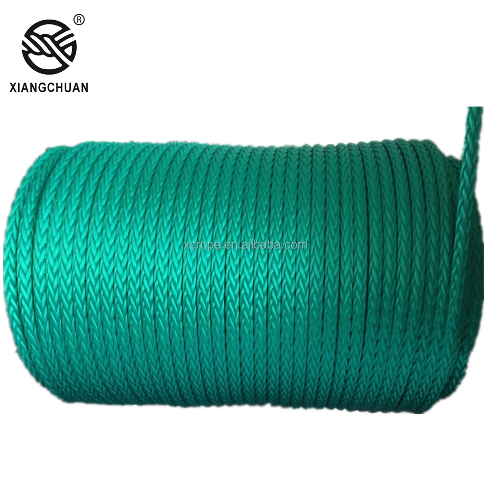 

12 Strand 72MM 8" UHMWPE rope manufacturing in china, Any