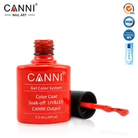 

CANNI New 240 Color 7.3ML Nail Art Design Customized OEM Private Your Own Logo Soak Off UV Gel Nails Polish Lacquer Varnish
