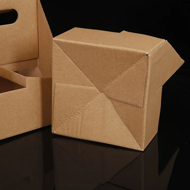 
Cheap pricing factory direct sale 4 coffee cup paper holder tea cup craft carrier 