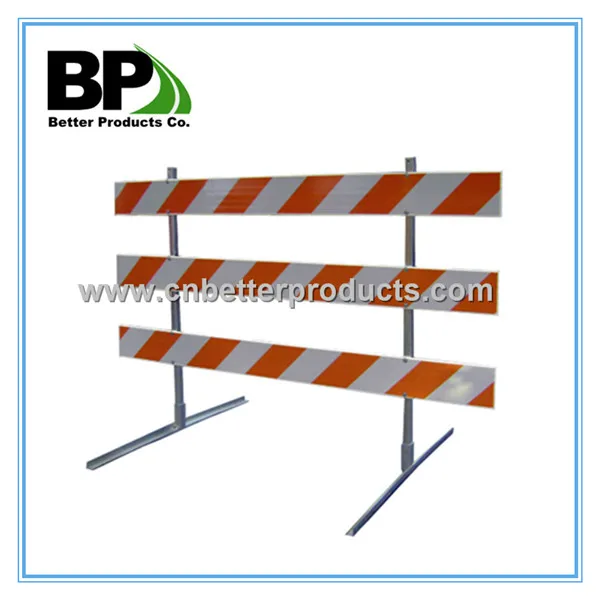 Angle Iron Type Iii Metal Road Safety Barricades - Buy Road Barricades ...