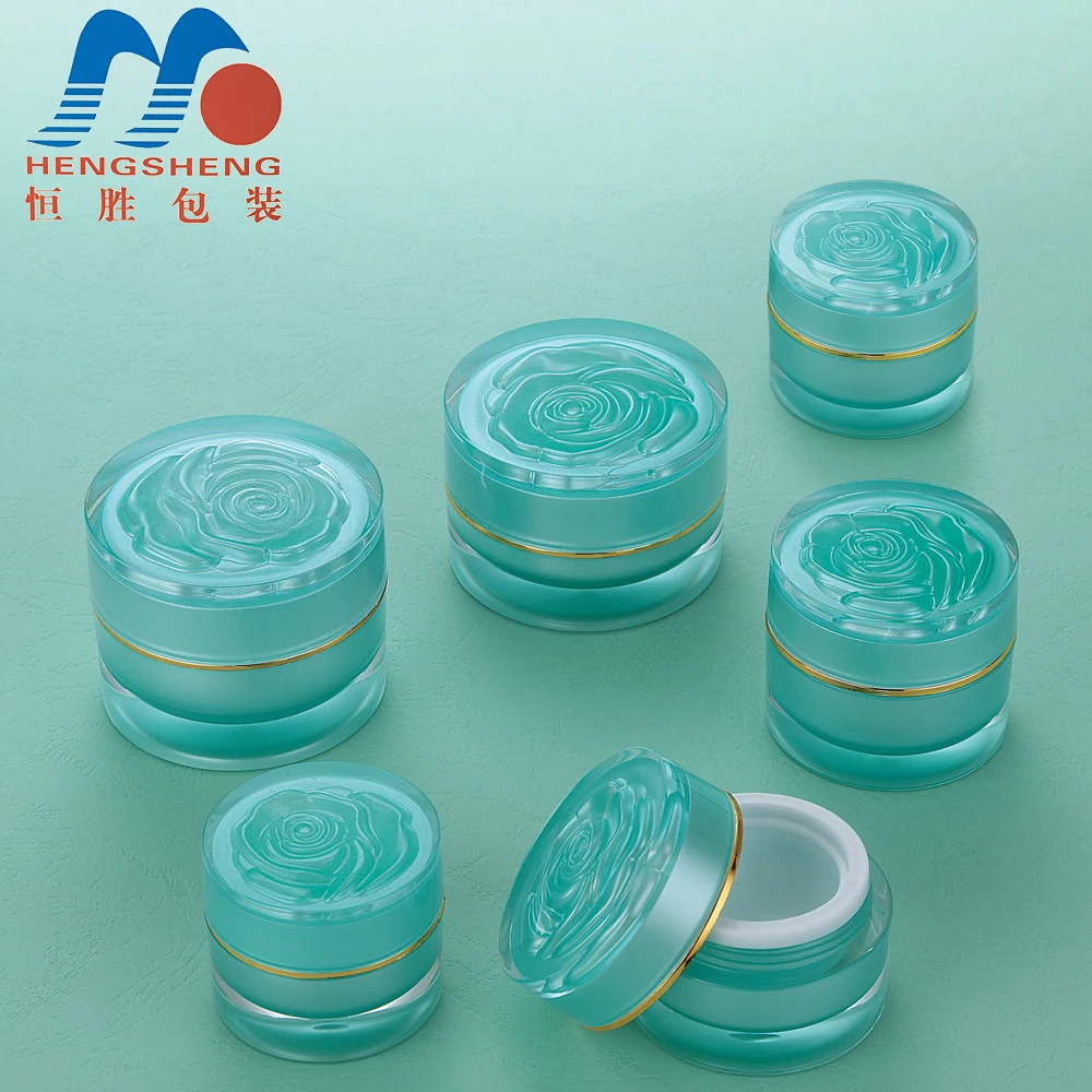 
Hengsheng manufacturer supply clear crystal plastic acrylic 20ml 30ml 60ml cosmetic lotion spray bottle 