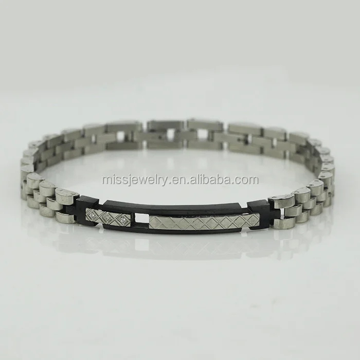 

Mens 316L Stainless Steel Cuff Bracelet Jewelry, Stainless Steel Expandable Bracelet MJSSBB002