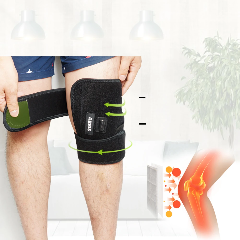 

Knee Support Brace and protective knee pads and knee wraps, Black