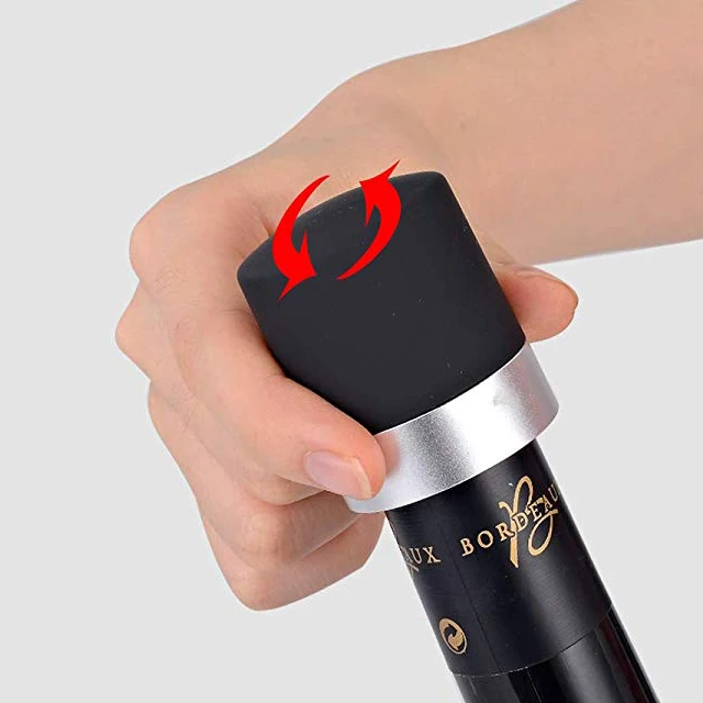 

new product ideas 2019 amazon kitchen wine stopper with customized color and logo available, Red/black/gold/oem