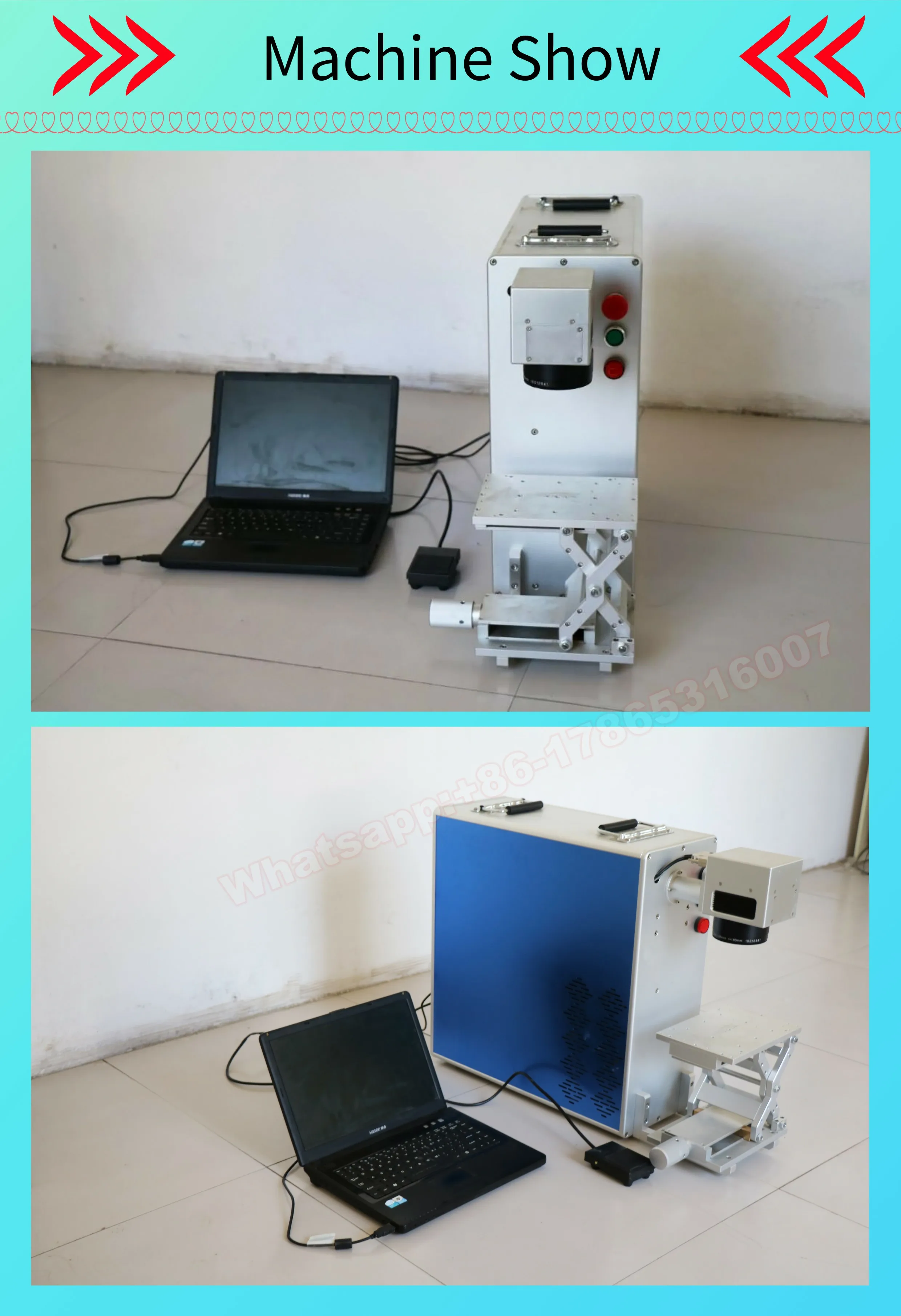 laser printer metal laser marking machine 20W Fiber Laser Marking Machine for Metal and Nonmetal Materials