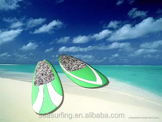 
green color strip design kiteboarding kitesurfing kite with camo pad sup board 